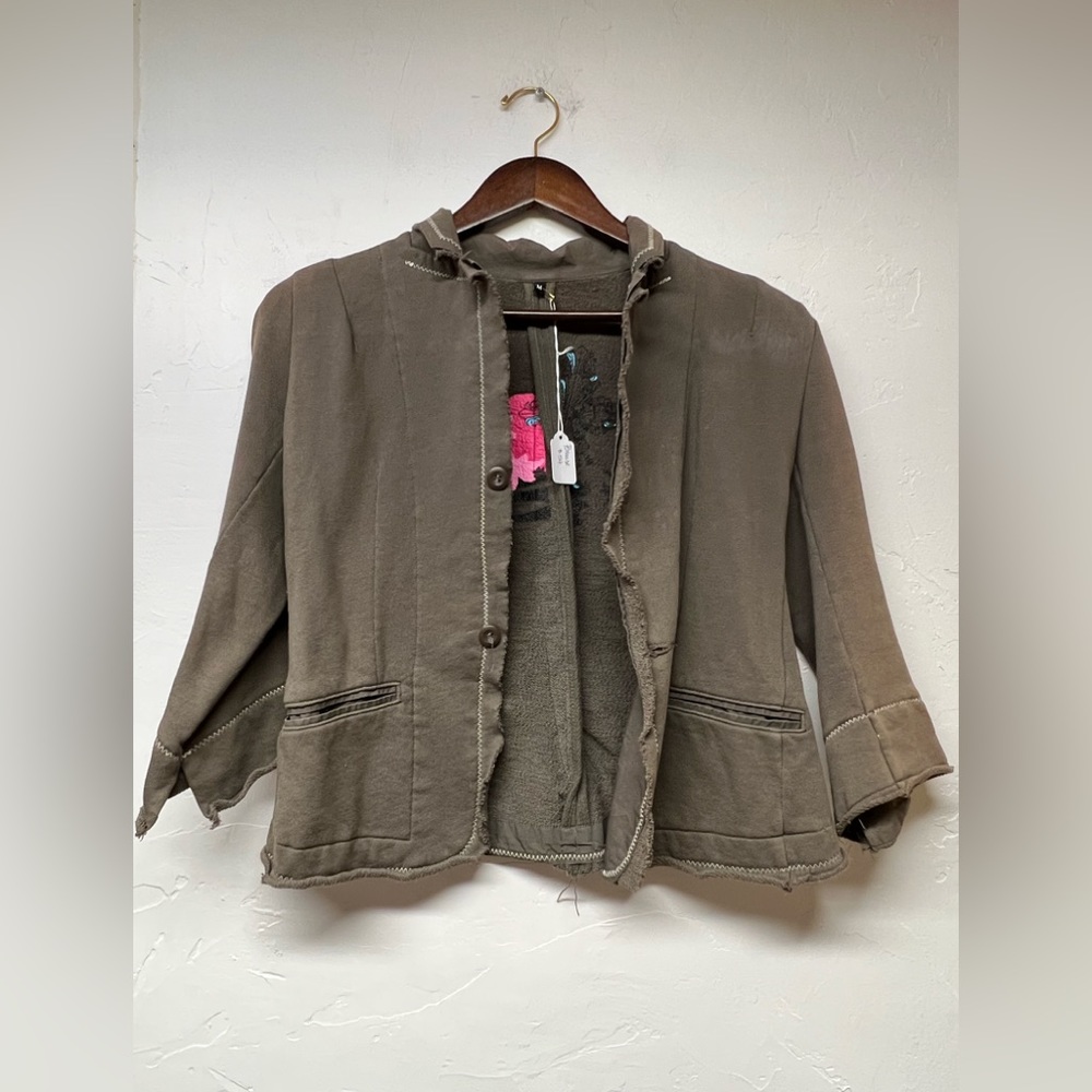 BBDakota Fashionable Jacket with Metallic Gold Back